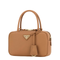 Soft Grain Leather Handbags - Peach Beige