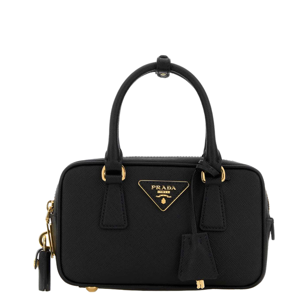 Promenade Mini Saffiano Handbag - Black
