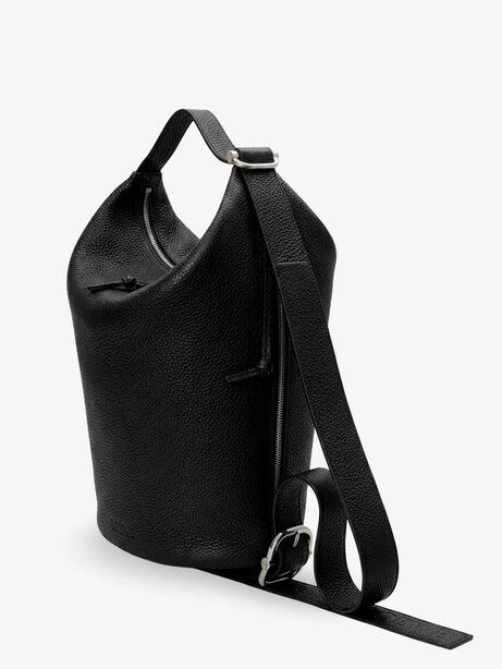 Loewe Loop Leather crossbody bag - Black