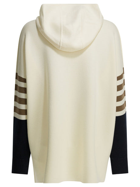 Virgin Wool Hooded Sweater