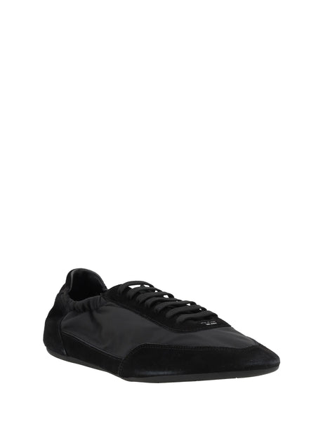 Prada Collapse Sneakers in Re-Nylon and suede - Black