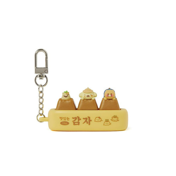[POMPOMPURIN X KAKAO FRIENDS] Kakao Friends Clicker Keycap Figure Keyring - Choonsik (International Shipping)