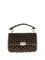 Valentino Garavani Medium Rockstud Spike suede Top Handle Bag - Ebony Brown