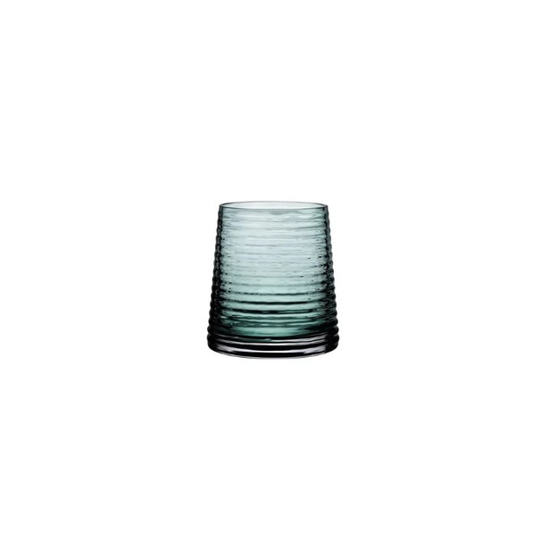 NUDE Poem Set of 2 Water Glasses Green