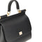 DOLCE&GABBANA Dauphine leather large 'Sicily' bag