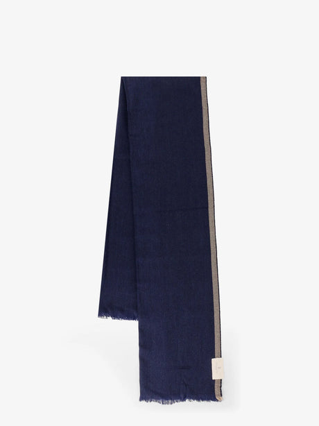 Brunello Cucinelli Wool and cashmere scarf - Blubrowngrigio