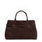 Le Cambon 35 Dark Brown Suede Bag