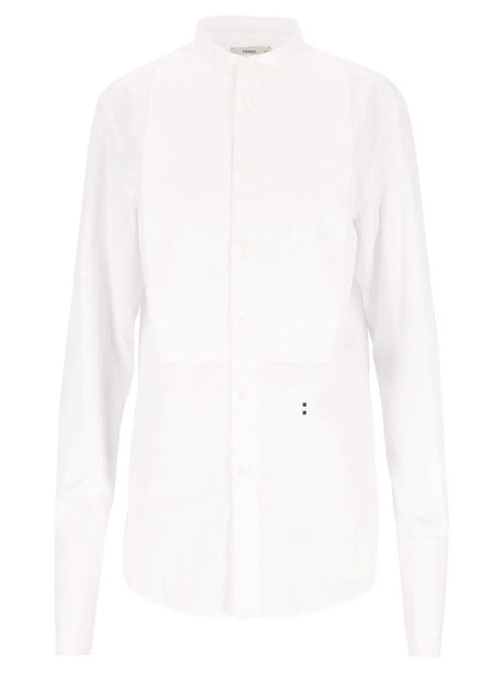 Fendi Poplin Shirt - White