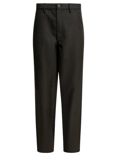 Comme Des GarçOns Shirt Wool blend pants - Black