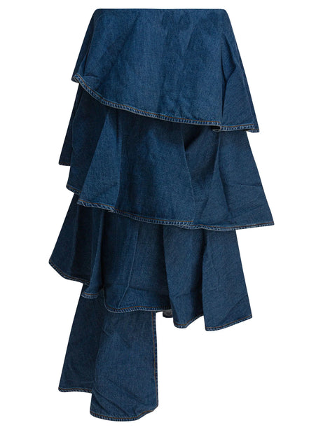 AlaïA Spiral skirt - Blue