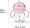 OXO Tot Transitions Toddler Straw Cup with Removable Handles, 6oz/180ml
