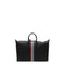 Pebble Grain Duffle Bag - Black