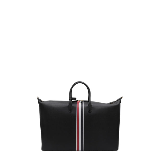Pebble Grain Duffle Bag - Black