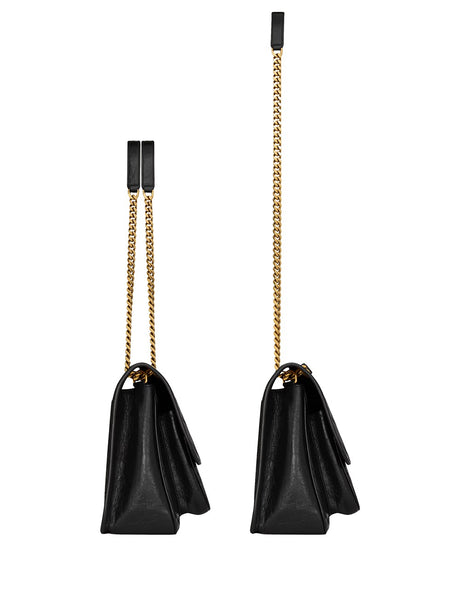 Saint Laurent Niki Medium Calfskin Shoulder Bag - Black