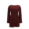 Long Sleeve Satin Mini Dress