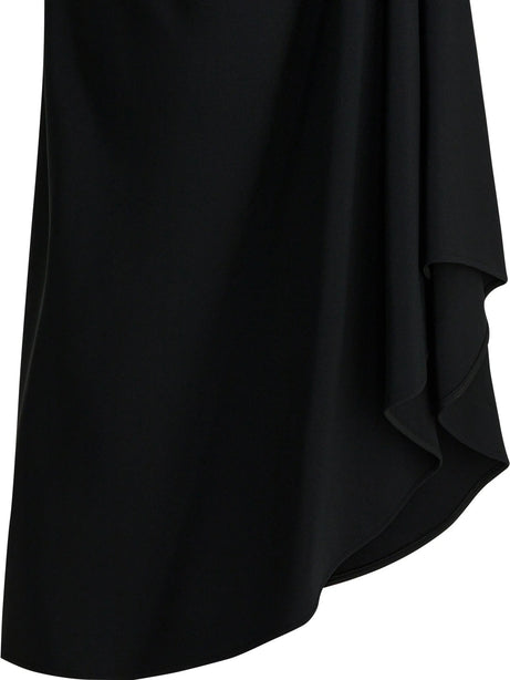 Givenchy Draped crepe cady midi skirt - Black