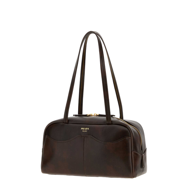 Carry Large Leather Handbags - Cocoa Brown