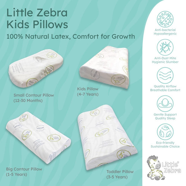 Little Zebra Latex Baby Positioner | 100% Natural Latex Wedges | Supervised Rest & Tummy Time