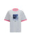Versace Cotton jersey T-shirt - White + Guava