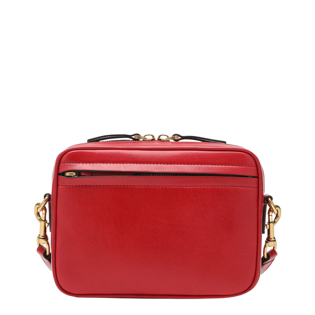 Viva Superstar Leather Crossbody - Red