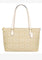 Coach Gallery Tote Bag In Signature Canvas - Light Khaki/White