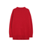 Red Wool Sweater with Bow