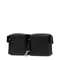 Fold Grained Leather Belt Bag - Ebony Brown