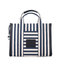 Marc Jacobs The Stripe Canvas Medium Canvas Tote Bag - Blue Sea Multi