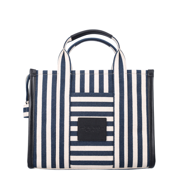 Marc Jacobs The Stripe Canvas Medium Canvas Tote Bag - Blue Sea Multi