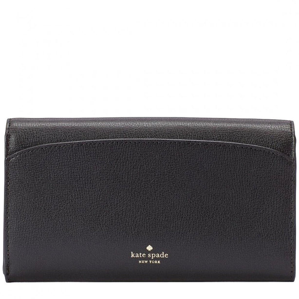 Kate Spade Robyn Small Flap Chain Wallet in Black WLRU6193