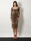 Dolce & Gabbana Midi Dress with Animal Print - Leonew