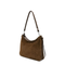 Medium Lambskin Suede Shoulder Bag - Cocoa Brown