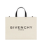 G-Tote Medium Canvas Shopping Bag - Beige/Black
