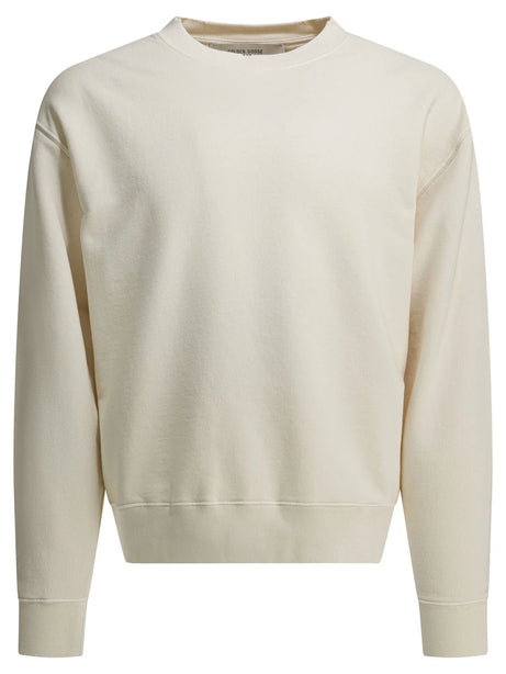 Golden Goose Crewneck sweatshirt with reverse logo - White
