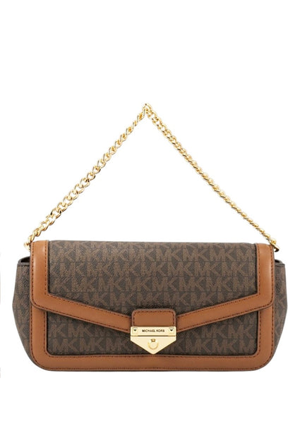 Michael Kors Soho Small Signature Logo Convertible Crossbody Bag - Brown