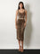 Dolce & Gabbana Stretch viscose longuette skirt with animal print - Leonew