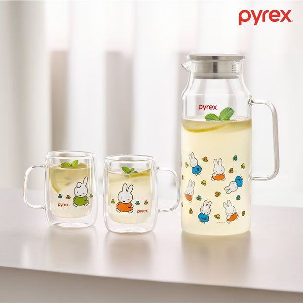PYREX 2pc Double Wall Glasses 345ml – Miffy