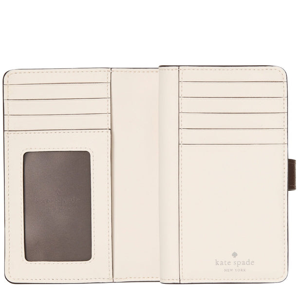 Kate Spade Medium Bifold Wallet - Hot Fudge KN751