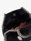 Stella Mccartney Falabella Tiny Shaggy Deer crossbody bag - Black