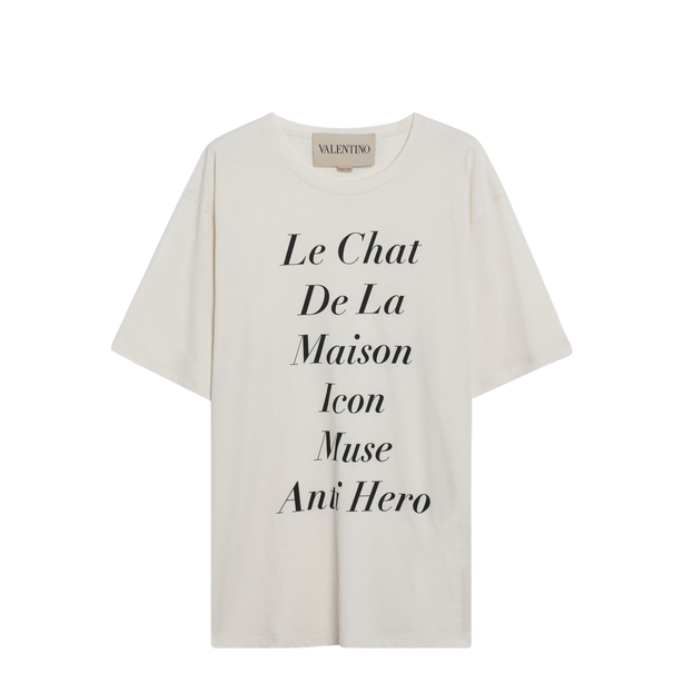 Ivory Le Chat De La Maison Icon Muse Anti Hero T-shirt