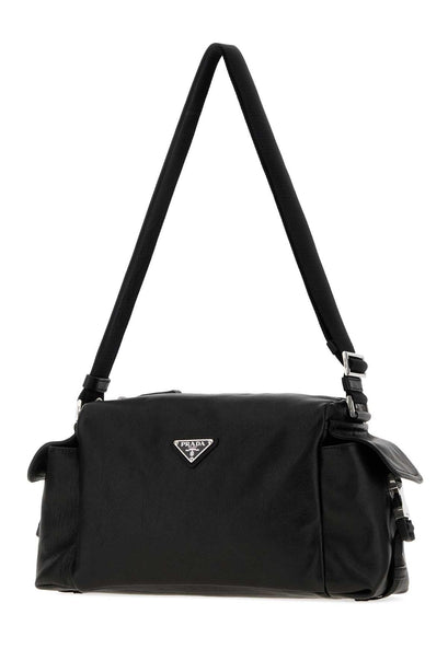 Black Leather Crossbody Bag