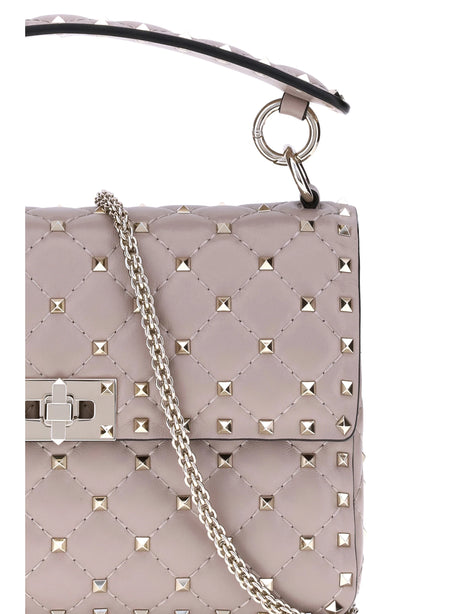 Valentino Garavani Rockstud Spike Handbag - Poudre