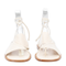 Asymmetrical Lambskin Sandal