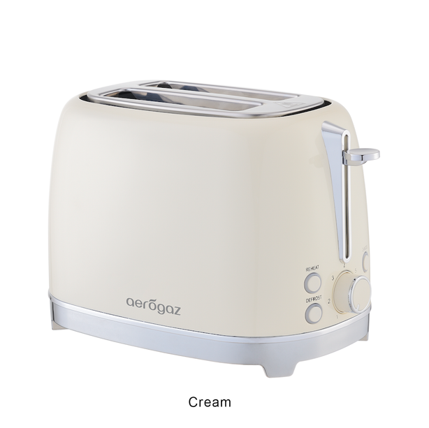 Aerogaz 2 Slice Pop up Bread Toaster AZ 2911PT 3 exciting colours