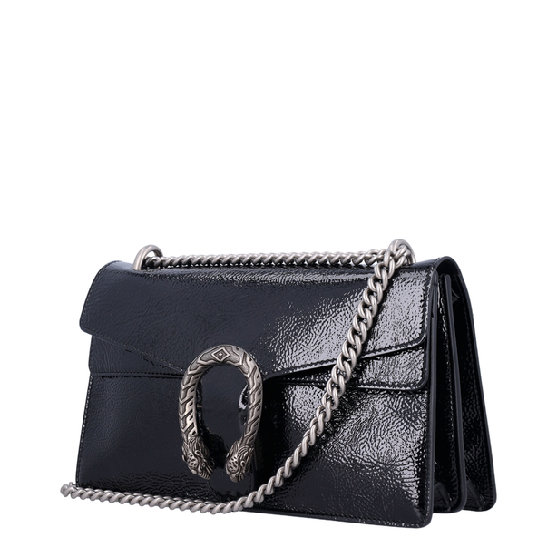 Dionysus Small Calfskin Shoulder Bag - Black