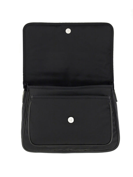 Saint Laurent Niki ECONYL® Regenerated Nylon Messenger Bag - Black