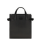 Antibes Small Grained Leather Shopping Bag - Black