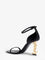 Saint Laurent Opyum 85 patent leather sandals - Nero