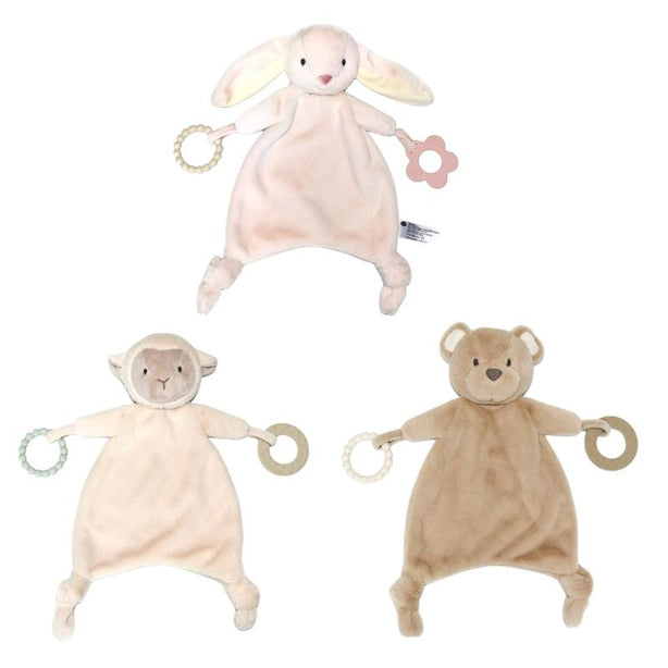 NYZE Newborn Plushie Teether Lovies Comforter