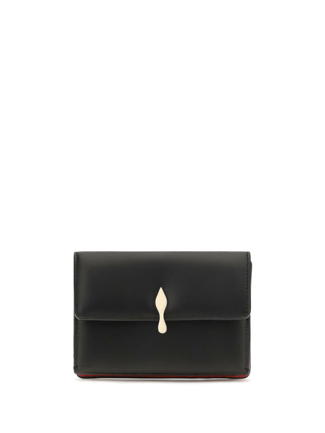 Christian Louboutin Bettina leather Wallet - Black/Gold